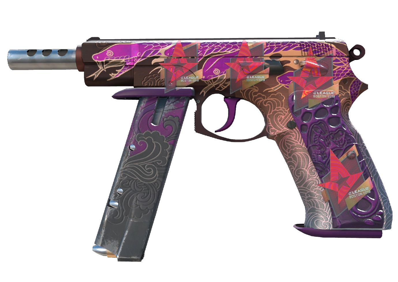 Exquisite CZ75-Auto Skin | Xiangliu – Explosion of Style